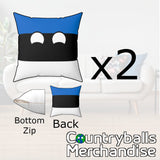 2x Estonia Pillow Cases Pack