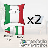 2x Italy Pillow Cases Pack