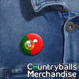 Portugal Pin Badges x3 Pack