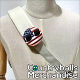 United States of America USA Backpack Shoulder Strap Buckle